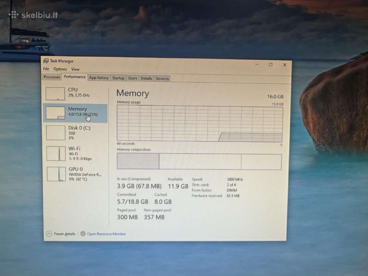 Solidus Be Quiet Žaidimų kompiuteris i7 Rtx3060 - nuotraukos Nr. 11