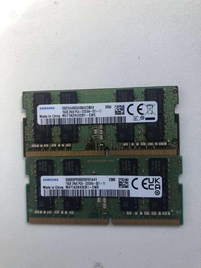 Hynix 16gb+16gb( 32gb) Ddr4 3200mhz - nuotraukos Nr. 2