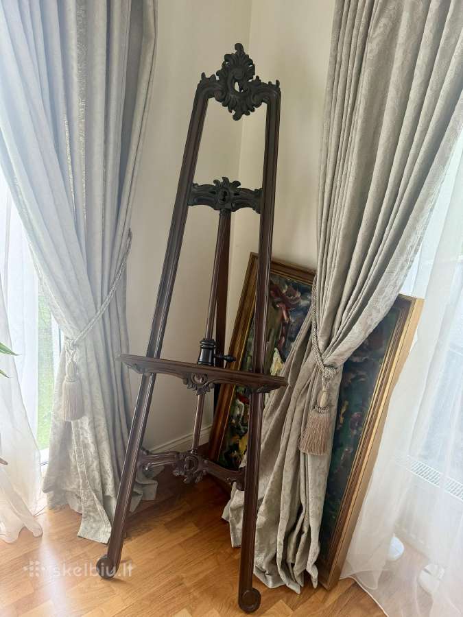Retas antikvarinis neorokoko saloninis molbertas - nuotraukos Nr. 2