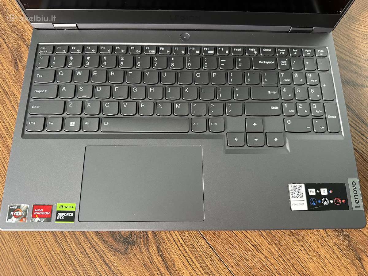 Lenovo Legion 5 15arh7h Ryzen 5 - nuotraukos Nr. 3