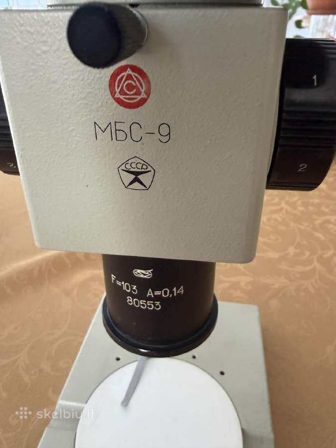 Parduoda mikroskopa Mbs-9, - nuotraukos Nr. 8