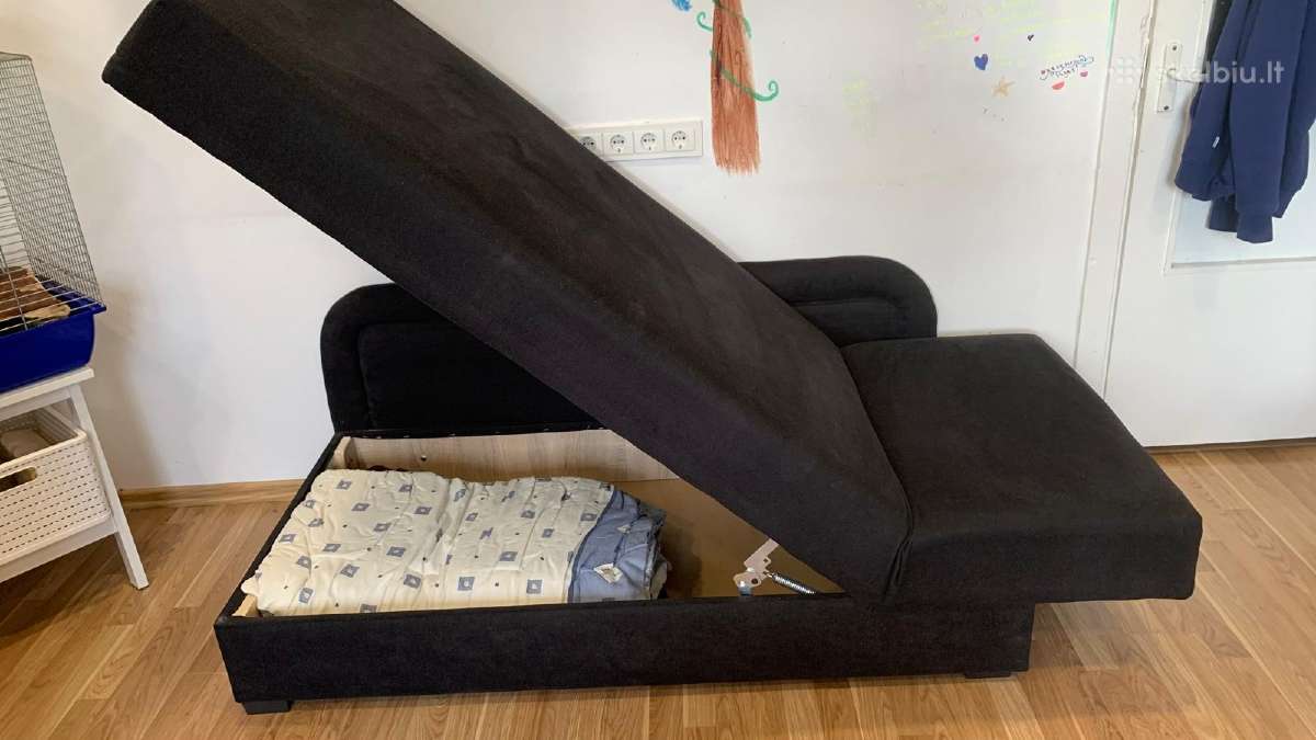 Viengulė sofa-lova labai geros būklės - nuotraukos Nr. 2