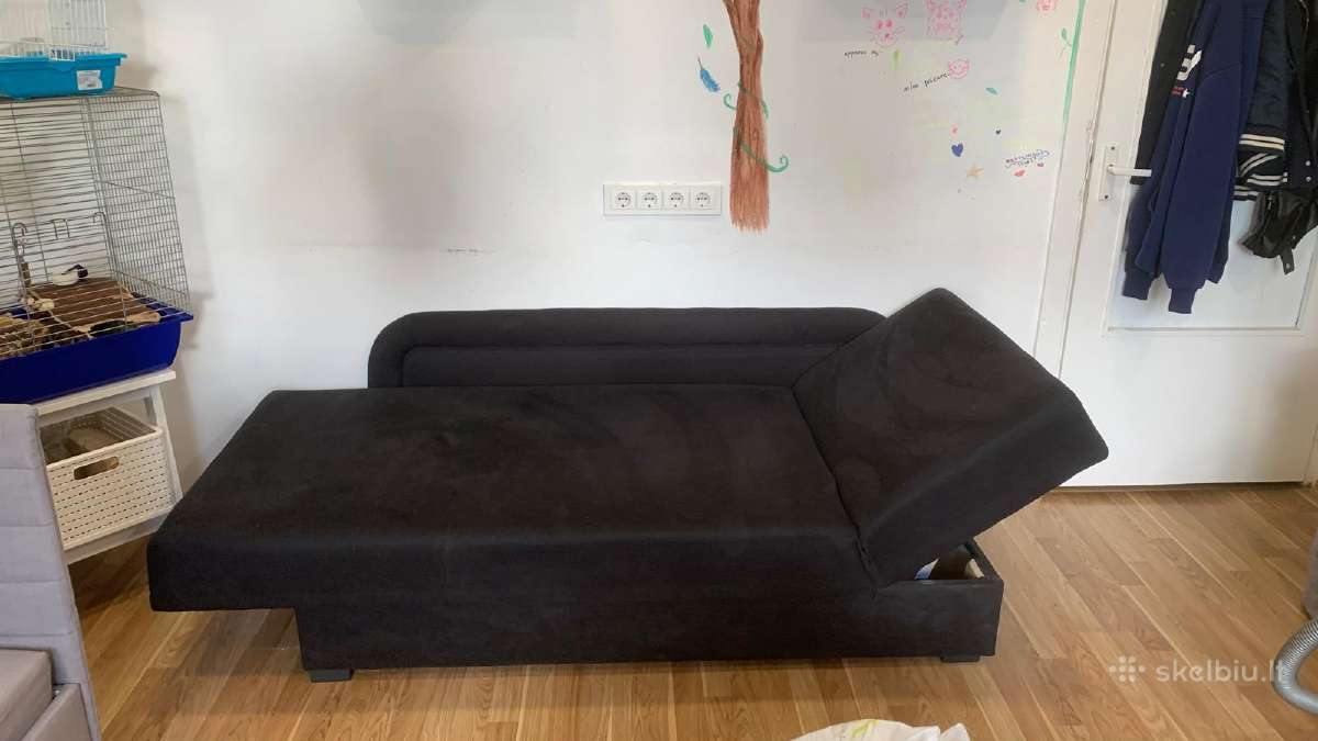 Viengulė sofa-lova labai geros būklės - nuotraukos Nr. 3