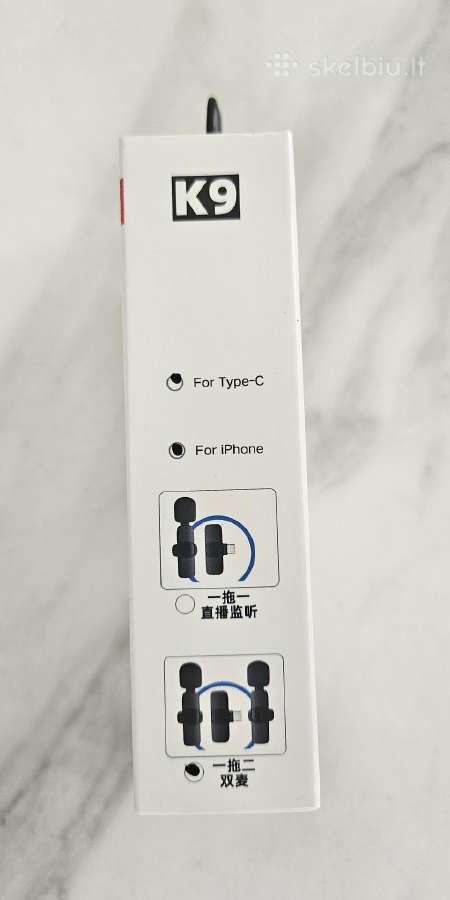 Telefono mikrofonas K9 - nuotraukos Nr. 3