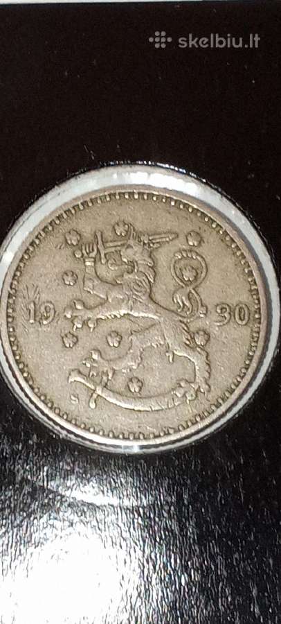 Suomija 1 markė 1930 - nuotraukos Nr. 2