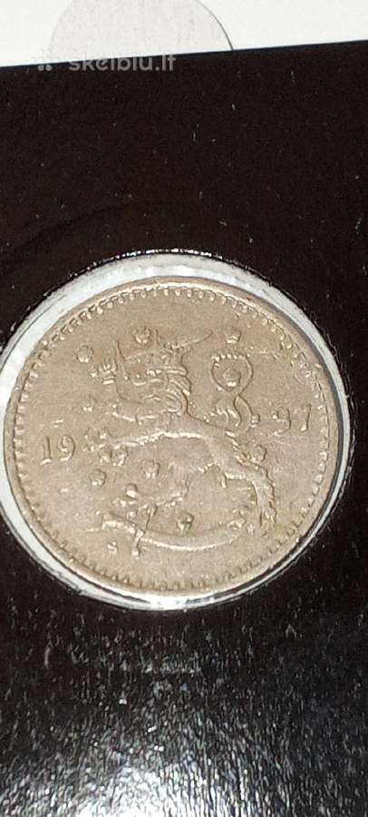 Suomija 1 markė 1937 - nuotraukos Nr. 2