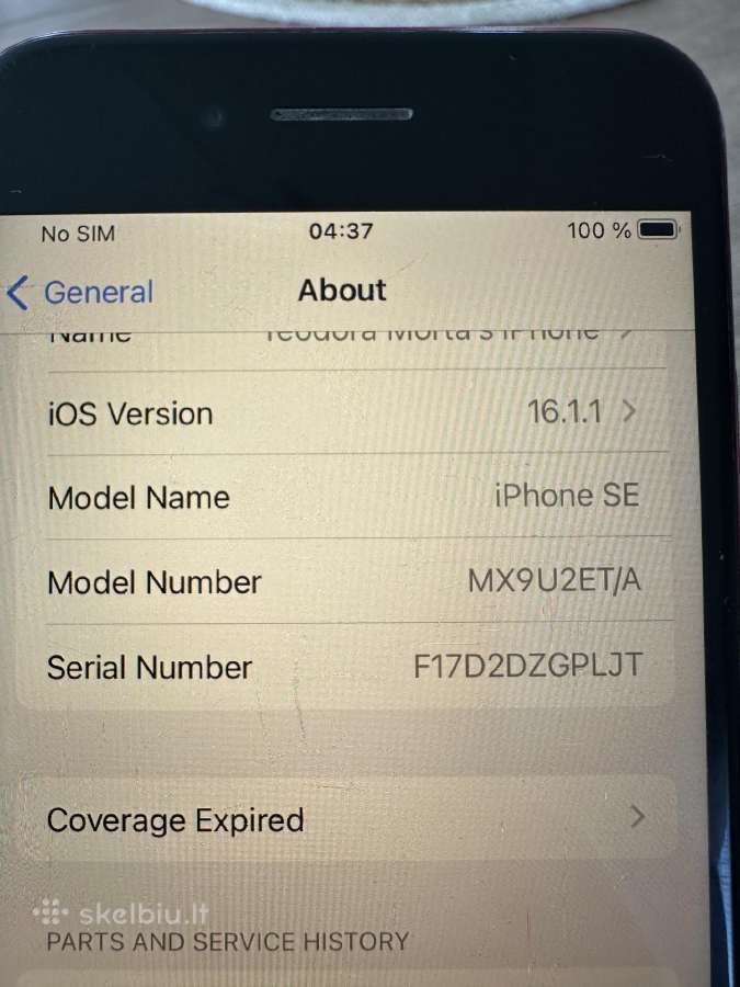 iPhone Se 64gb Product Red - nuotraukos Nr. 3