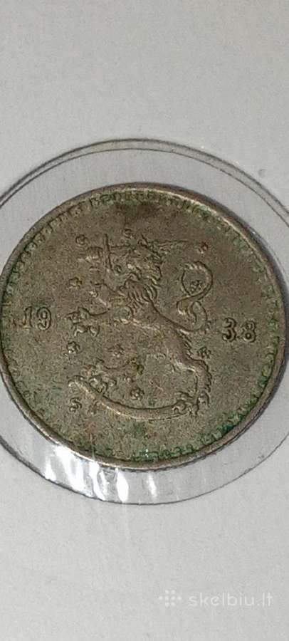 Suomija 25 pensai 1938 - nuotraukos Nr. 2