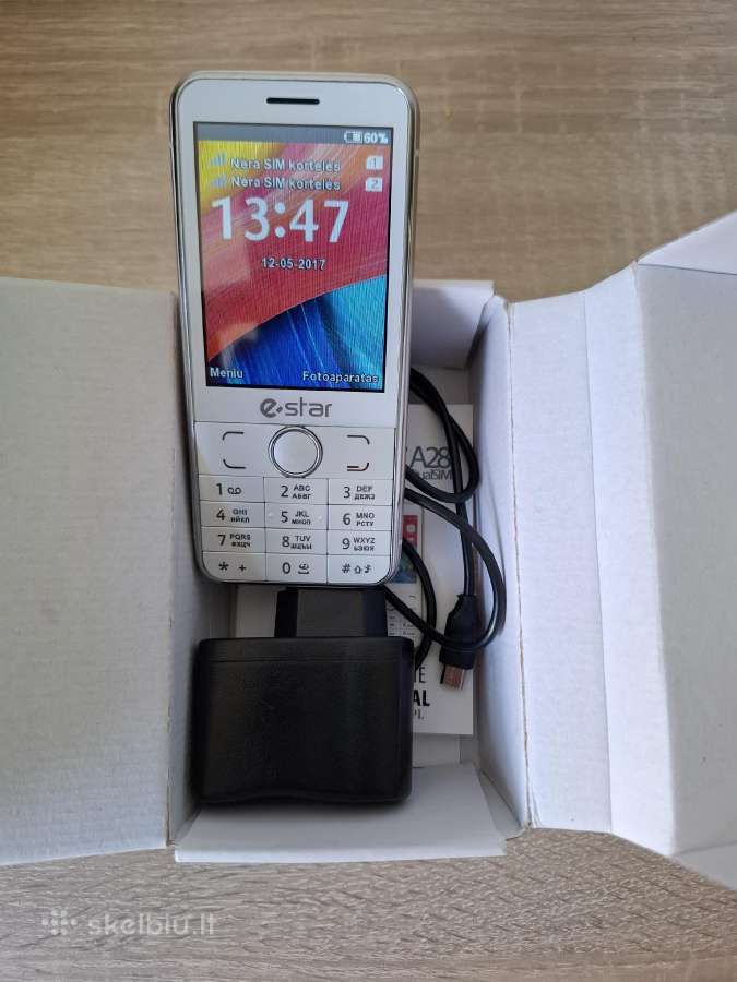 E-star A28 gold mygtukinis telefonas - nuotraukos Nr. 2