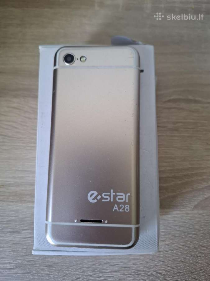 E-star A28 gold mygtukinis telefonas - nuotraukos Nr. 3