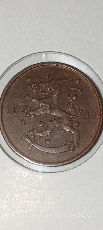 Suomija 10 pensų 1919 - nuotraukos Nr. 2
