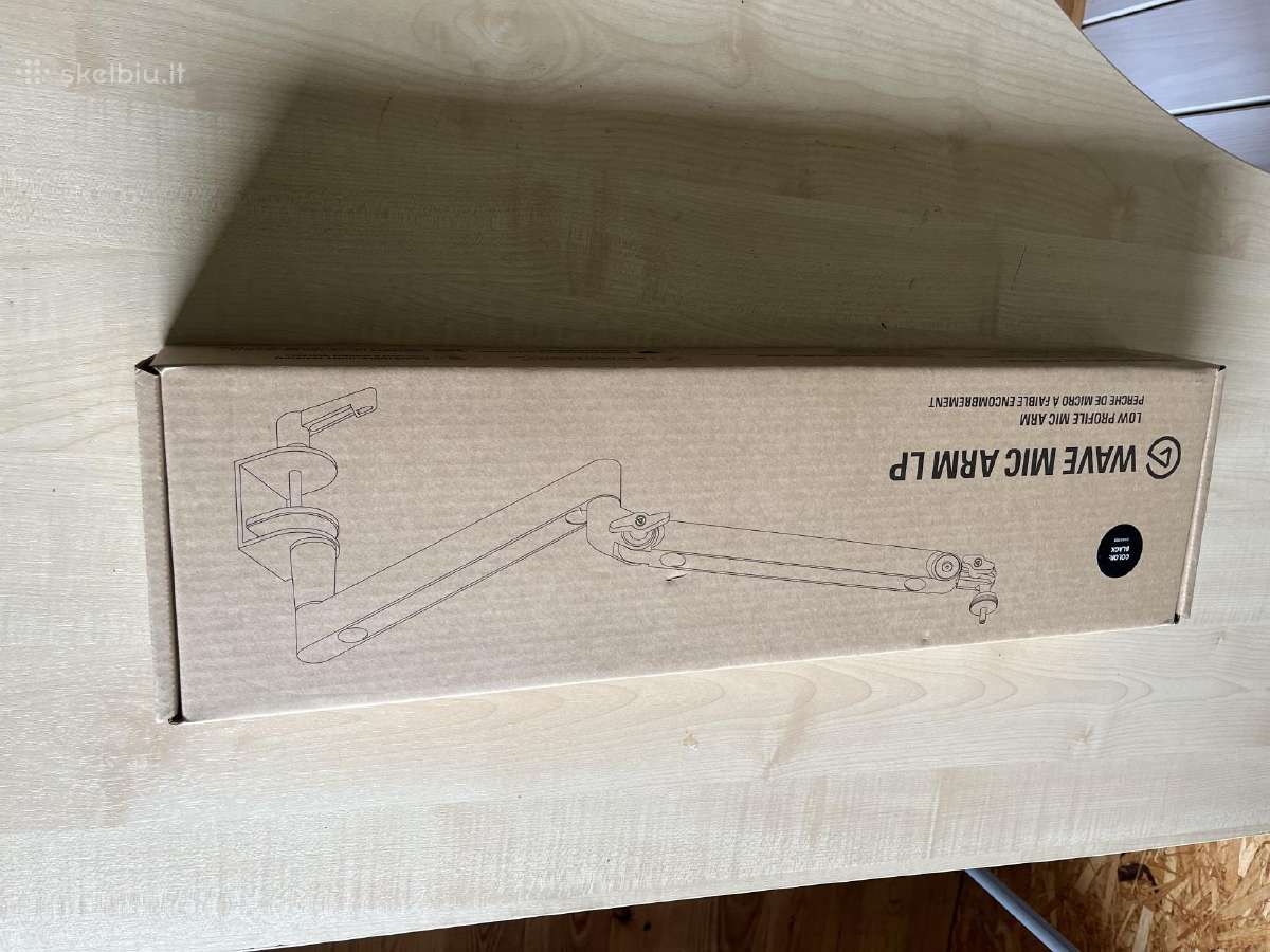 Shure Mv7 mikrofonas ir stovelis ant stalo - nuotraukos Nr. 21