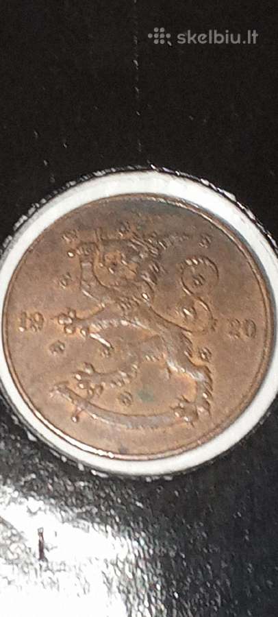 Suomija 5 pensai 1920 - nuotraukos Nr. 2