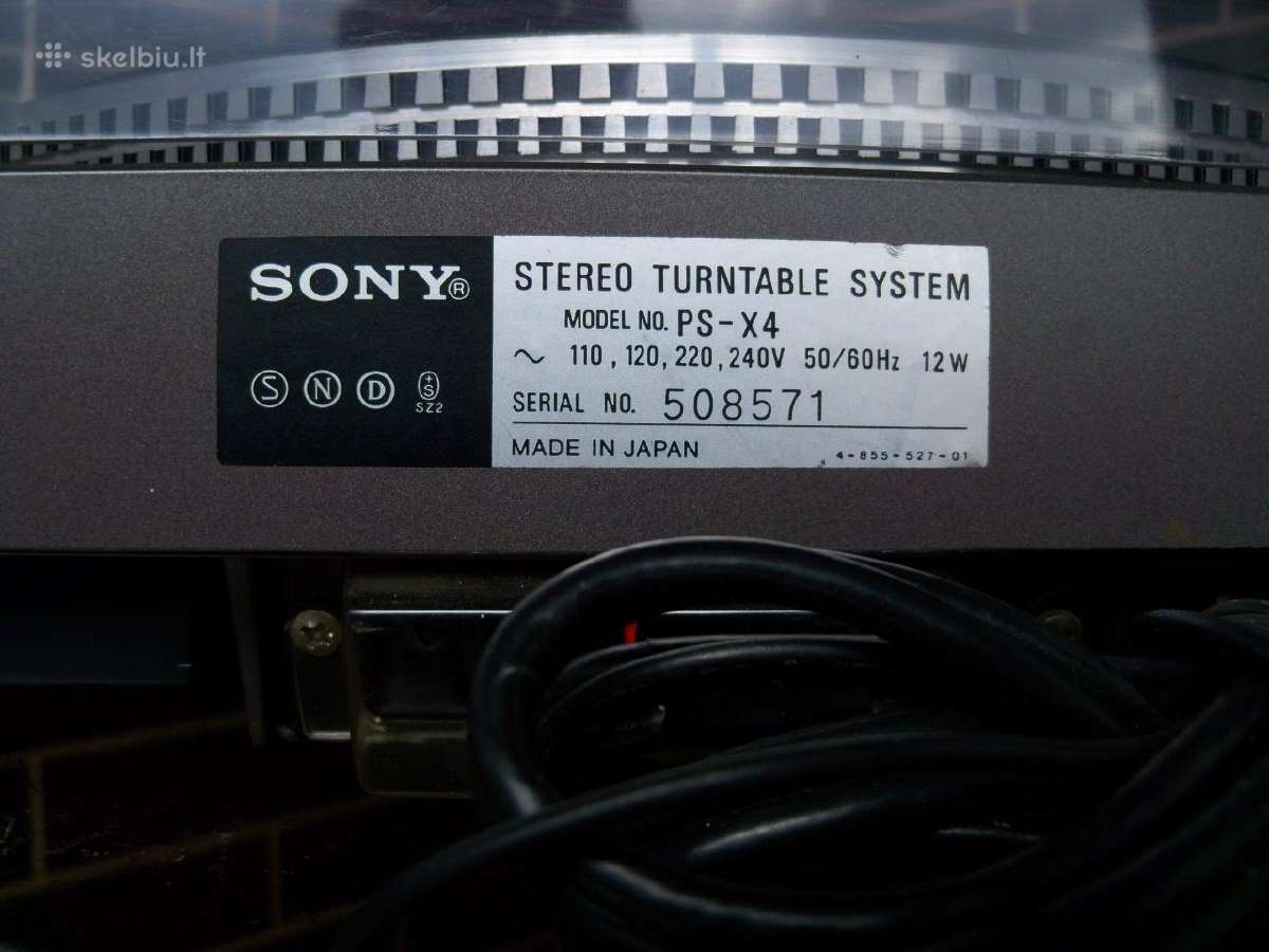 Denon Dp-37f. Sony Px-x4 Quarz. - nuotraukos Nr. 18