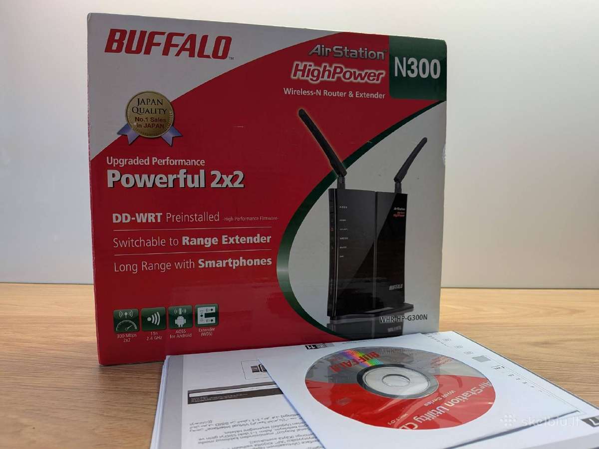 Buffalo Airstation N300 maršrutizatorius 10€ - nuotraukos Nr. 3