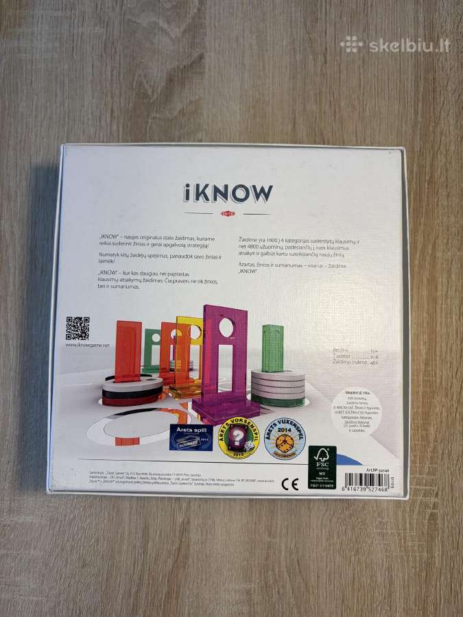 Iknow stalo žaidimas - nuotraukos Nr. 2