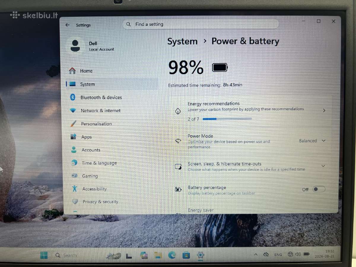 Dell latitude 3410 - nuotraukos Nr. 3