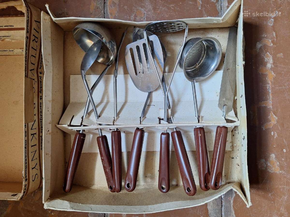 Seni vintažiniai buities rakandai, baldai - nuotraukos Nr. 9