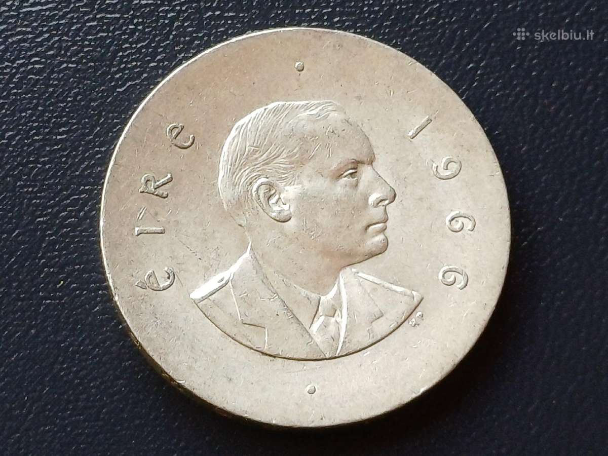 10 šilingų 1966m. Airija sidabras - nuotraukos Nr. 2