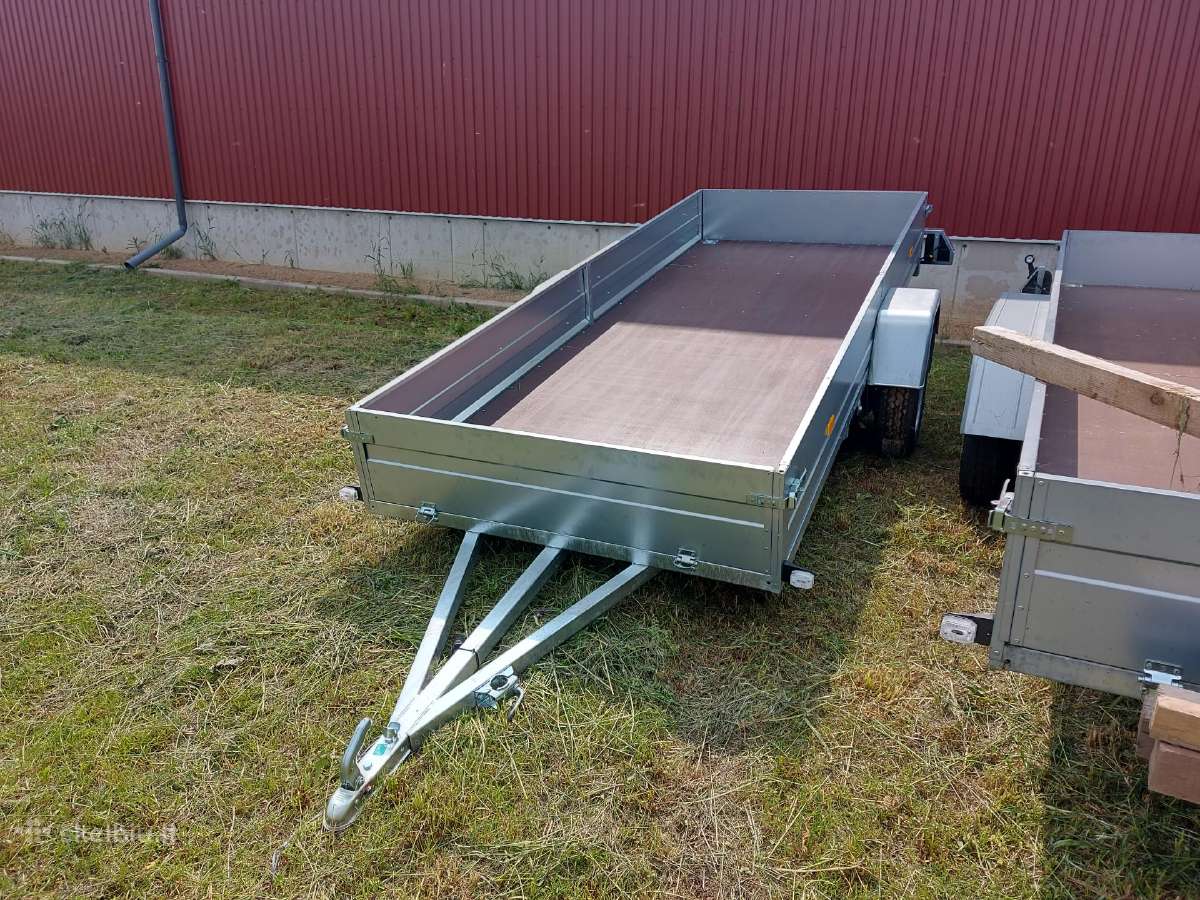 Parduodama krovininė, 6 lingių 4,5m ilgio priekaba - nuotraukos Nr. 4