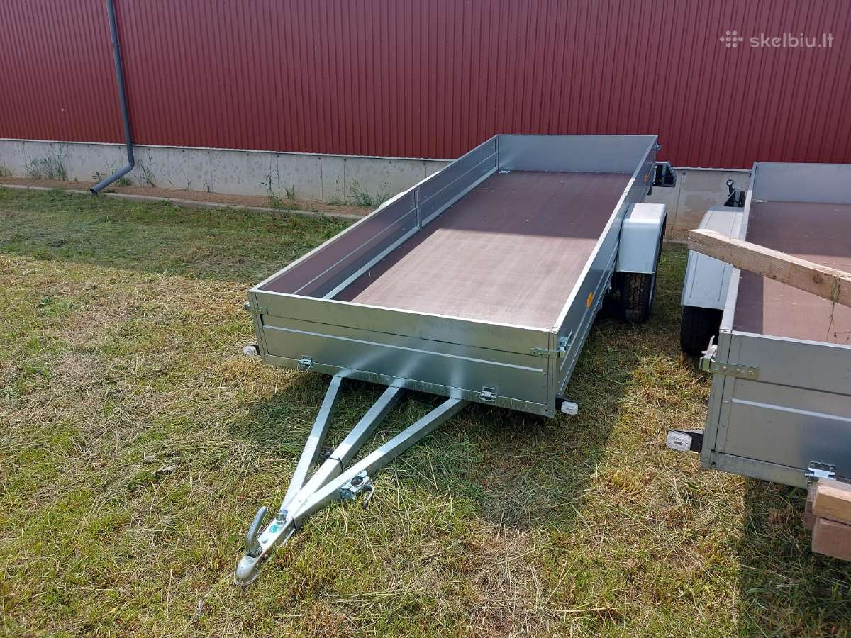 Parduodama krovininė, 6 lingių 4,5m ilgio priekaba - nuotraukos Nr. 7