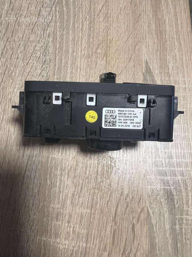 Audi A4 B9 šviesų jungiklis 4m0941531aa - nuotraukos Nr. 2
