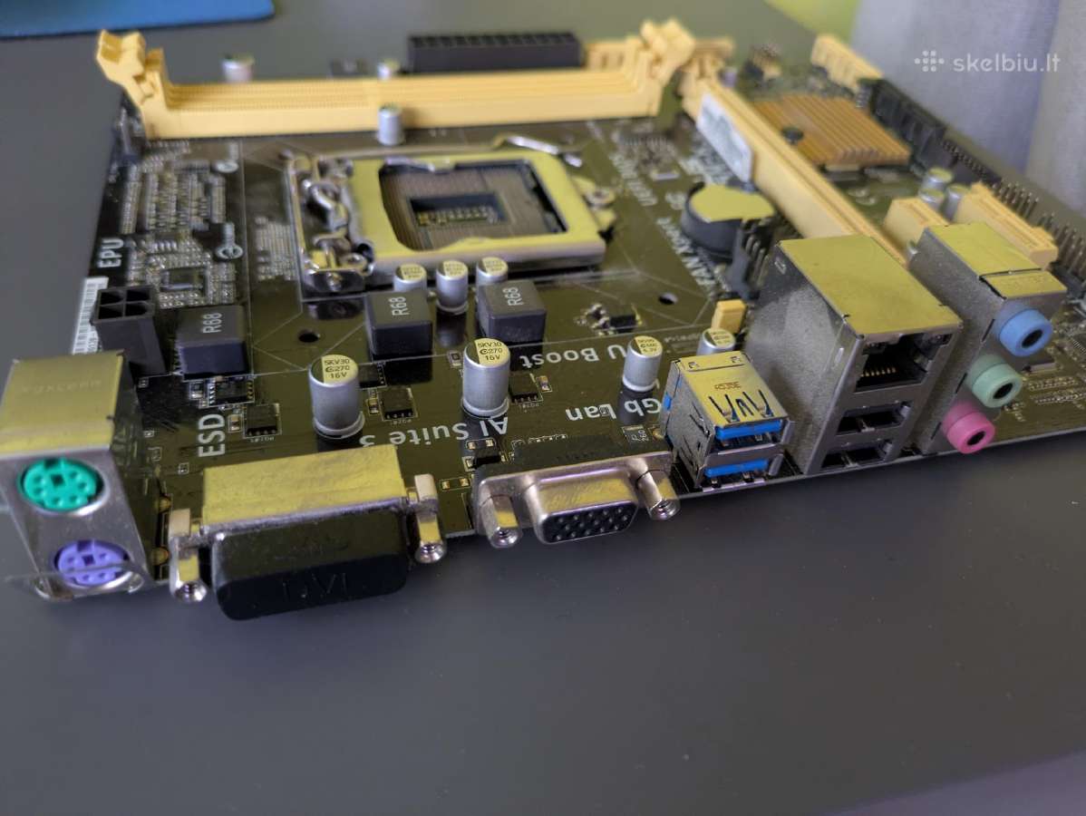 Asus B85m-k Lga 1150 Ddr3 Microatx plokštė - nuotraukos Nr. 2