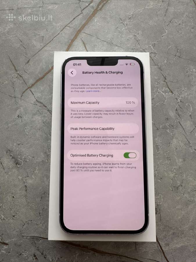 iPhone 14 128gb 100% - nuotraukos Nr. 10