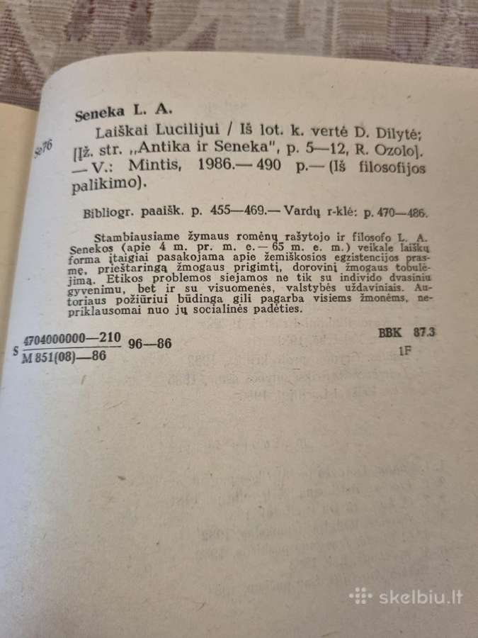Seneka , Laiškai Liucijui - nuotraukos Nr. 7