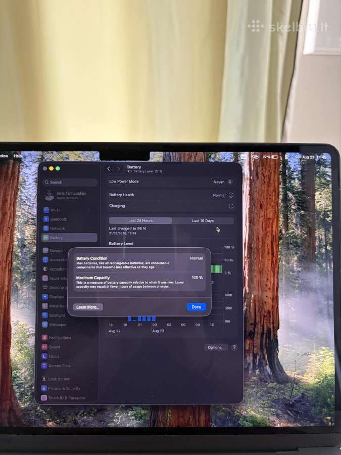 MacBook air M2 - nuotraukos Nr. 3