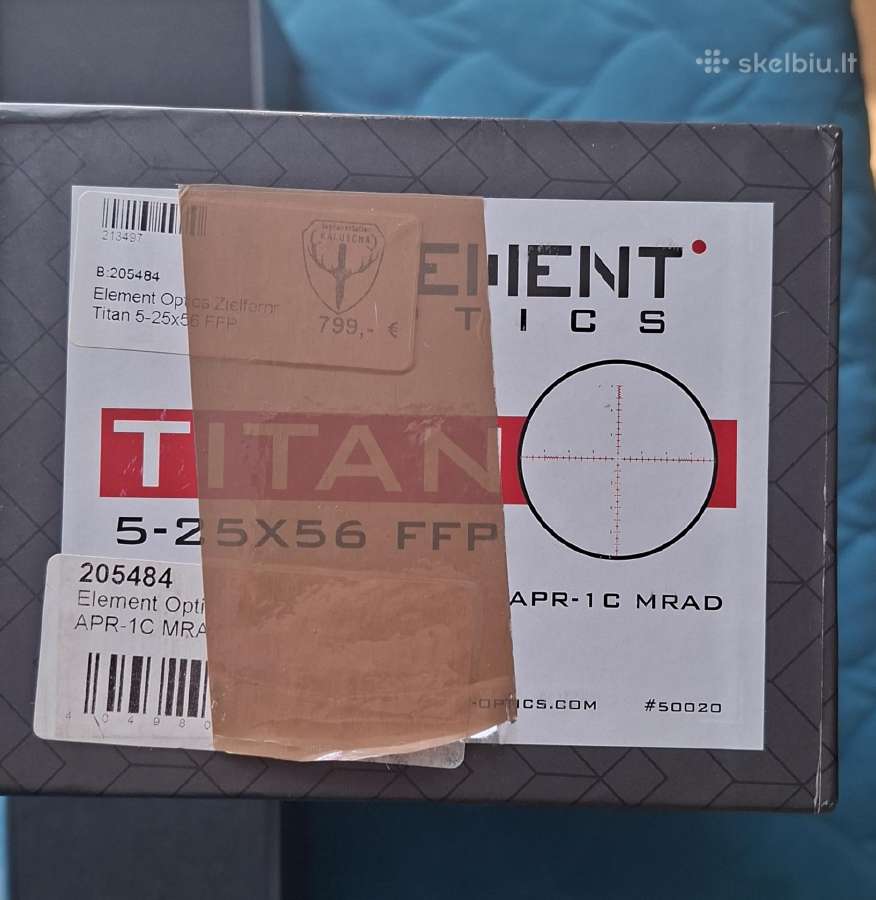 Taikiklis Element optics titan 5-25x56 ffp - nuotraukos Nr. 4