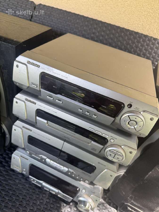 Technics muzikinio centro komplektas su kolonėlėm - nuotraukos Nr. 4