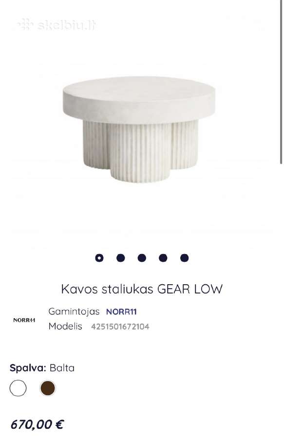 Kavos staliukas - nuotraukos Nr. 5