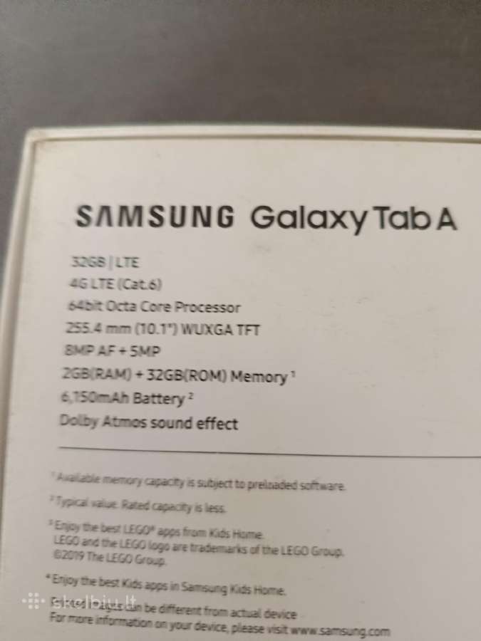 Galaxy tab A - nuotraukos Nr. 3