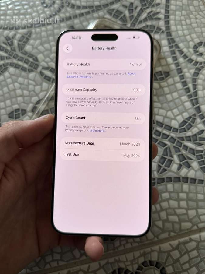 iPhone 15 Pro Max 256gb - nuotraukos Nr. 5