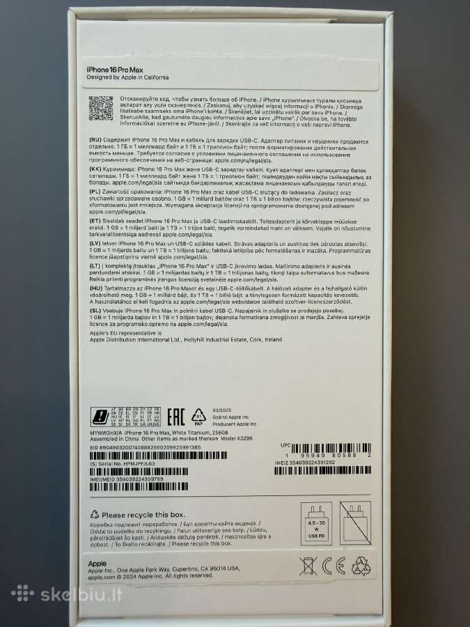 iPhone 16 Pro Max 256gb - nuotraukos Nr. 5
