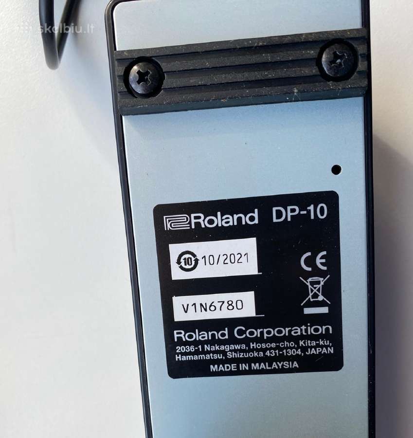 Roland Dp-10 pedalas - nuotraukos Nr. 3