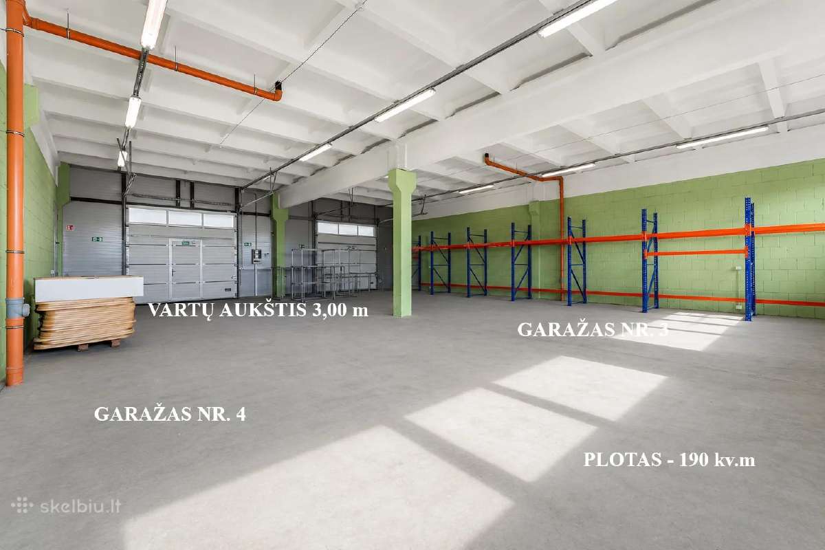 Nuomojamos Sandėlio ir biuro patalpos. Šiauliai - nuotraukos Nr. 16