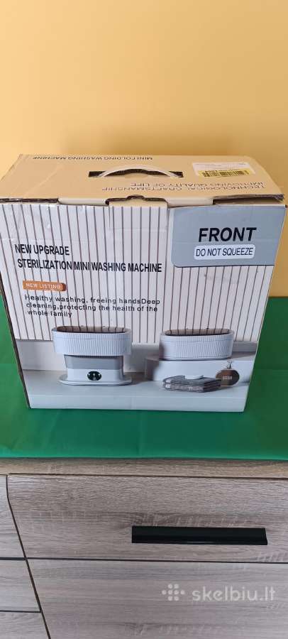 Mini skalbimo mašina su Uv sterilizacija 10l - nuotraukos Nr. 2