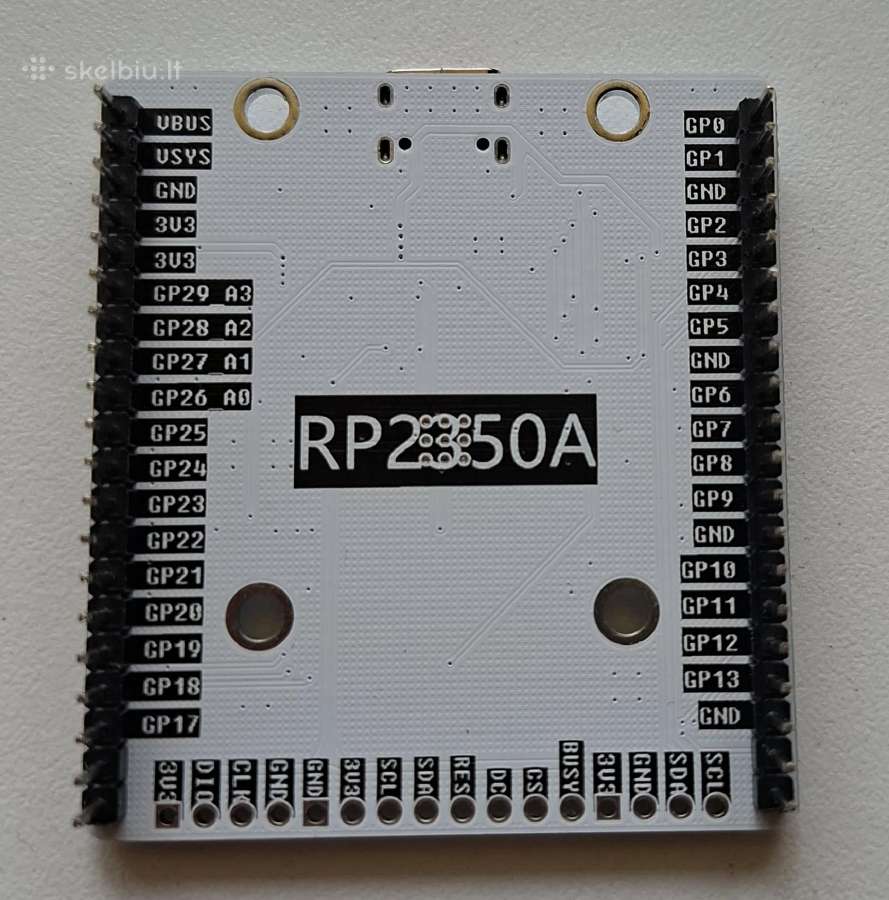 Raspberry Pi Pico 2 Rp2350a Psram Development Boar - nuotraukos Nr. 2