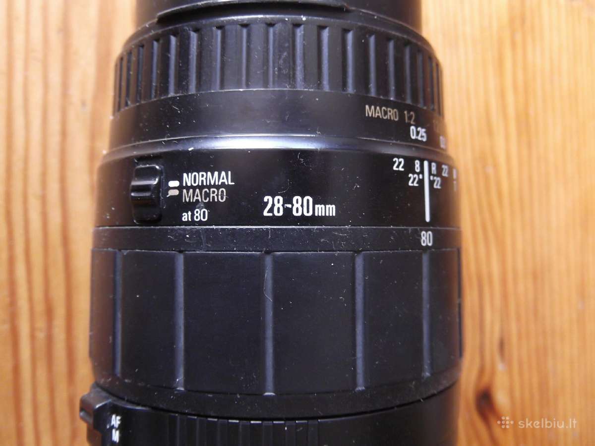 Sigma Zoom 28-80mm 28-80 Mm 3.5-5.6 II Macro Canon - nuotraukos Nr. 3