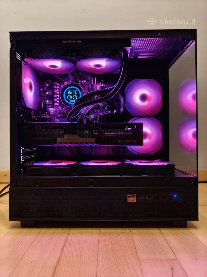 Rx 9070xt 16gb, Ryzen 7700x, Ddr5 32gb - nuotraukos Nr. 4