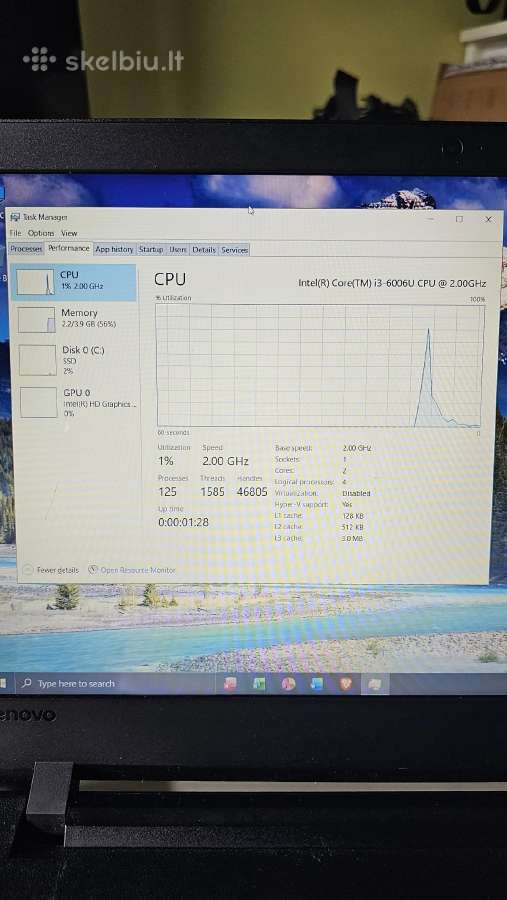 Lenovo Ideapad 110-15isk - nuotraukos Nr. 3