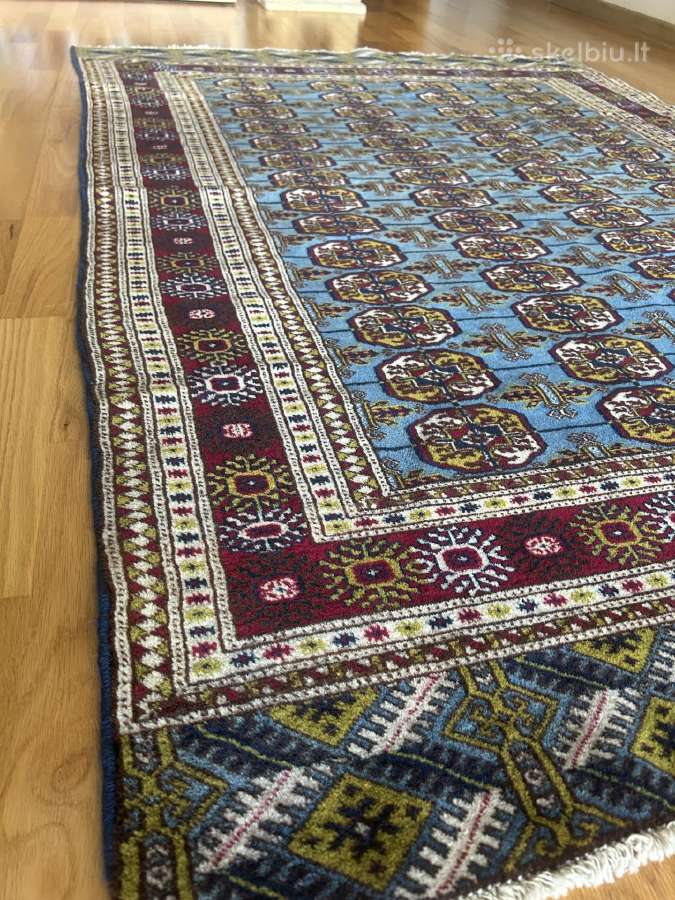 Įspūdingas retų spalvų Bukhara kilimas - nuotraukos Nr. 3