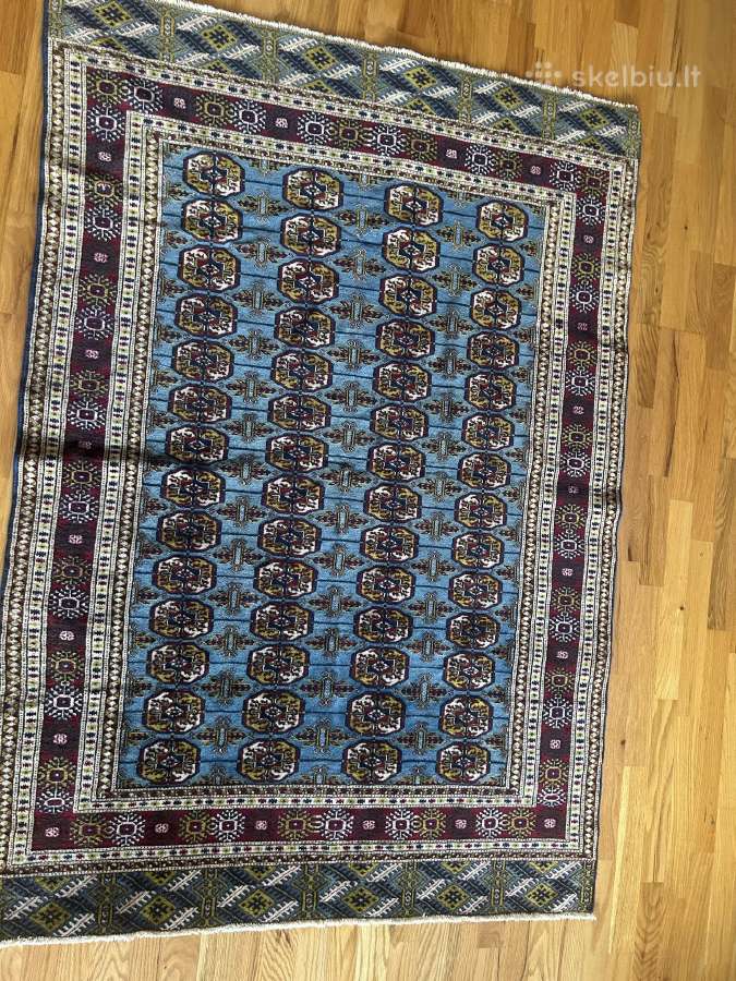 Įspūdingas retų spalvų Bukhara kilimas - nuotraukos Nr. 4