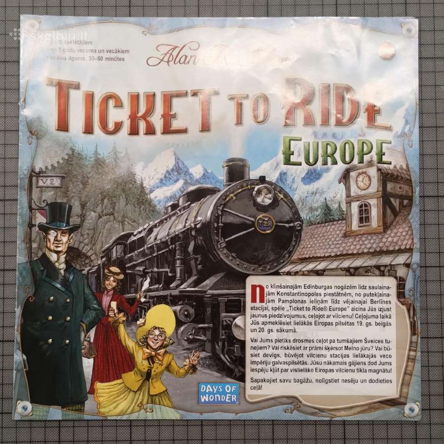 Stalo žaidimas "Ticket to Ride" - nuotraukos Nr. 4