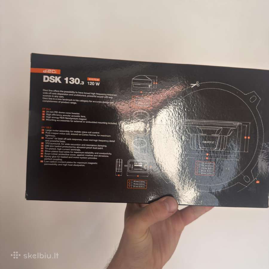 Hertz Dieci Dsk 130 garsiakalbų komplektas - nuotraukos Nr. 2