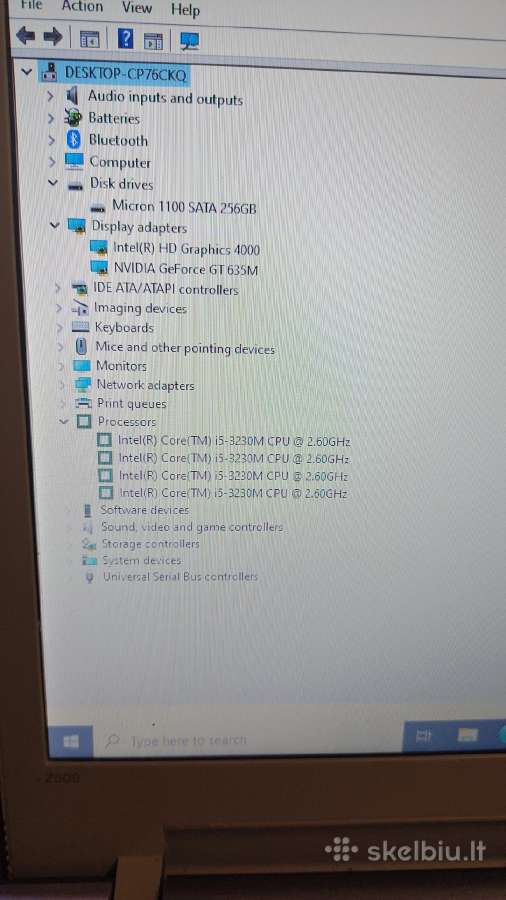 Lenovo Ideapad Z500,15.6" Fhd - nuotraukos Nr. 8