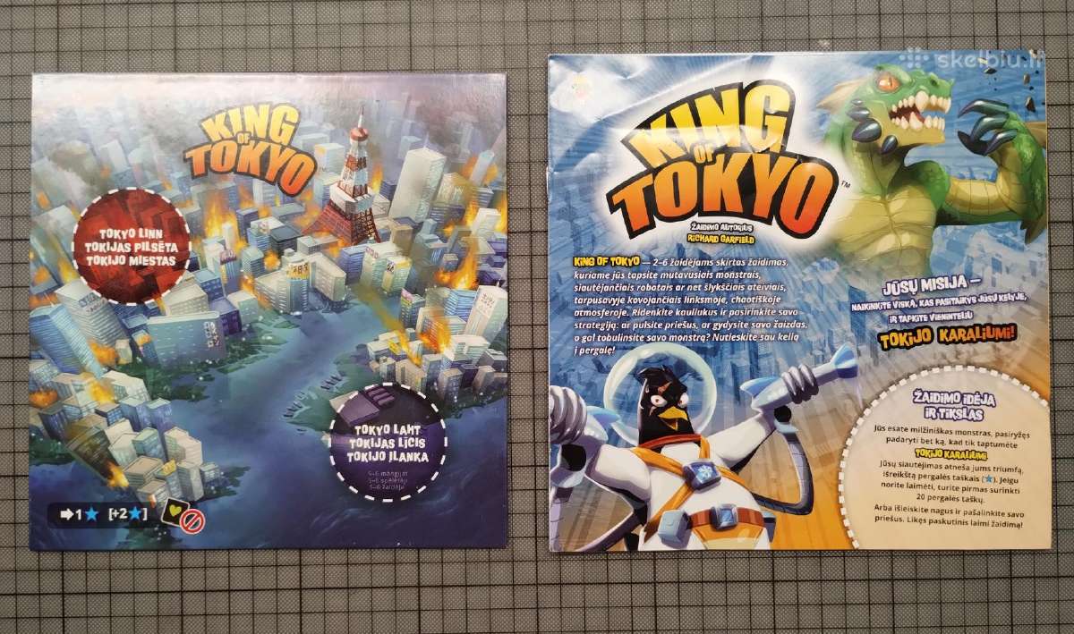 Stalo žaidimas "King of Tokyo" - nuotraukos Nr. 3