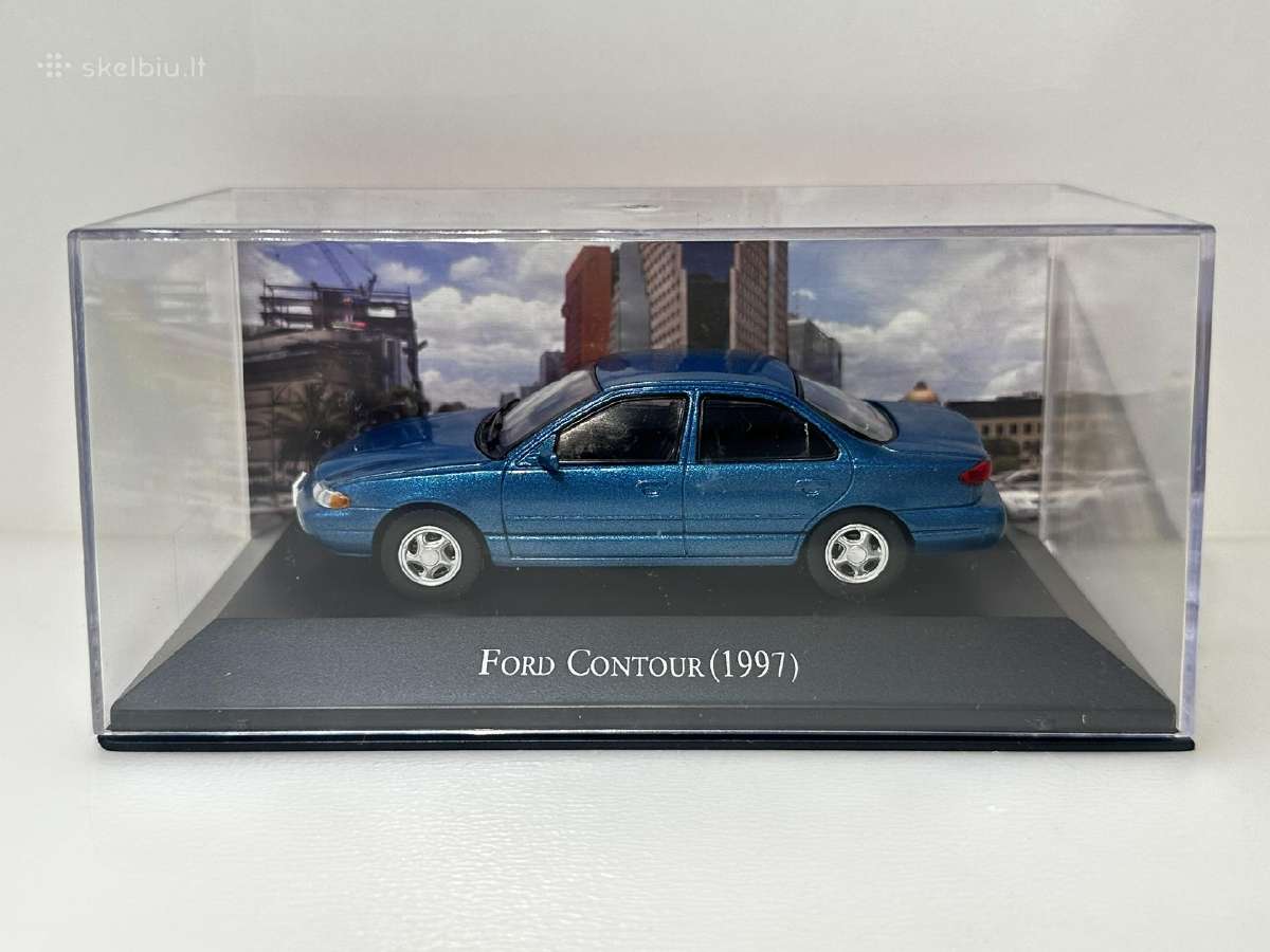 Ford Contour 1997 mėlyna 1:43 Edicola - nuotraukos Nr. 2